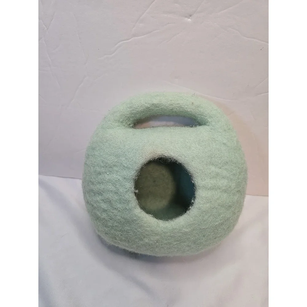 Lovevery Bunnies In a Felt Burrow Green Babbler Play Kit Montessori Toy